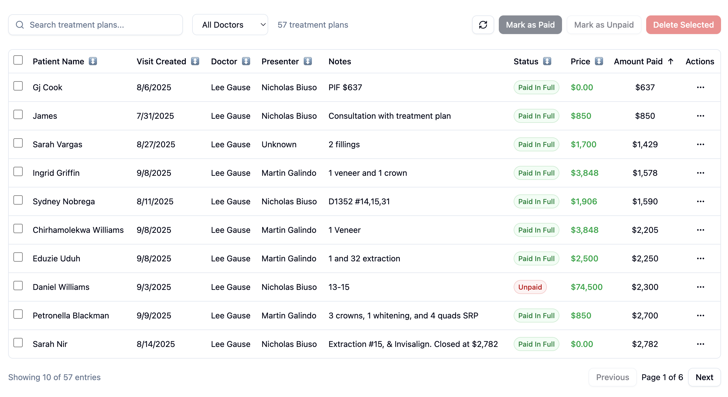 Smile design interface
